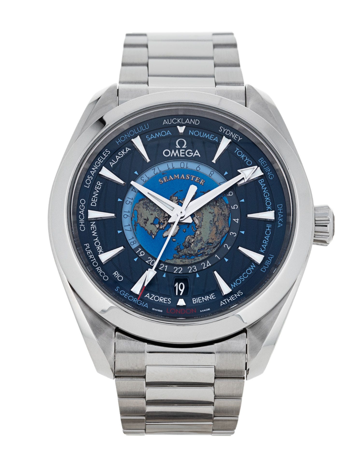 Pre-Owned Omega Aqua Terra 150m GMT Watch